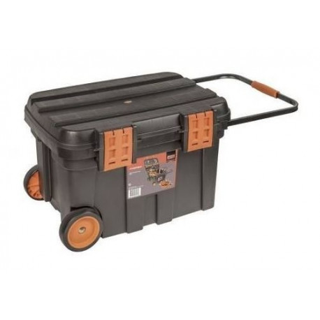 Plastic toolbox on wheels PTBW67 675x472x416mm 78L plastic latches