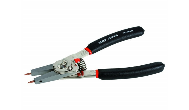 Resettable pliers for internal and external circlips 200mm 10-51/7-51mm