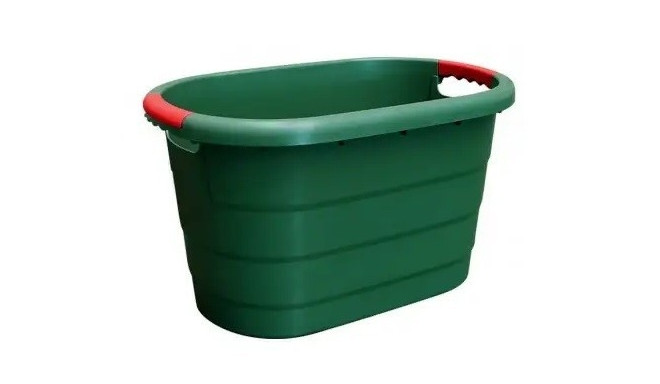 Multi-purpose oval container TONI, green 46L