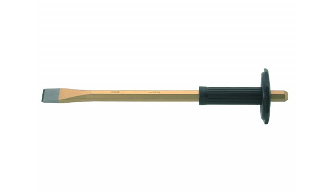 Mason's chisel with plastic hand protection 26x300mm