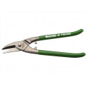 Punch snips, cut left, 250 mm, HRC 56, green