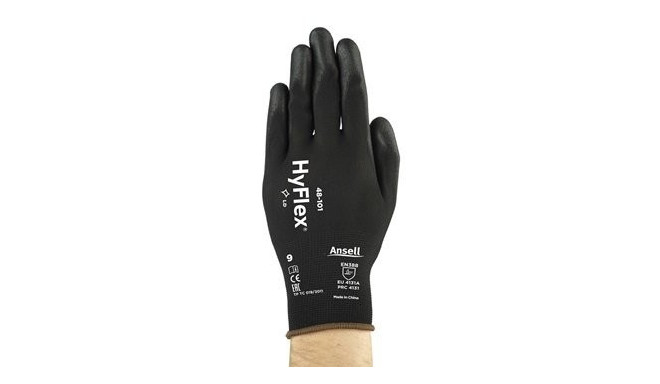 Safety gloves Ansell HyFlex® 48-101, size 7. Retail pack