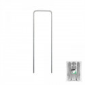 Tsingitud metallist tihvt "U" kujuga 50tk, laius 3cm / kõrgus 20cm