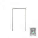 Galvanized metal pin in the shape of "U" width 7cm / height 15cm