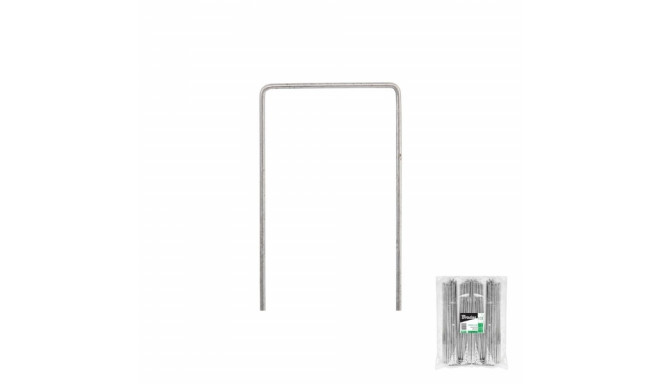 Galvanized metal pin in the shape of "U" width 7cm / height 15cm
