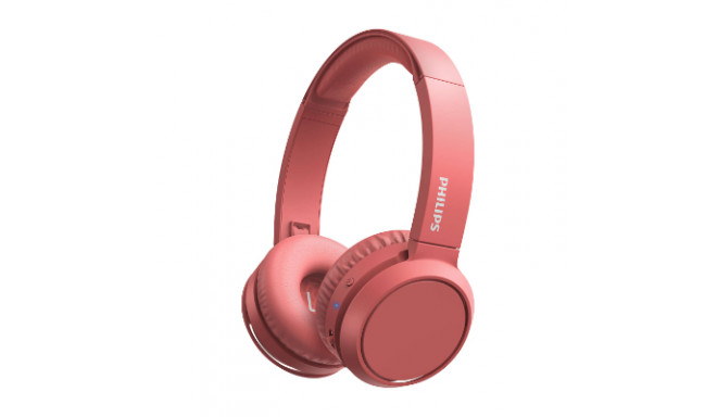 PHILIPS Wireless On-Ear Headphones TAH4205RD/00 Bluetooth®, Built-in microphone, 32mm drivers/closed