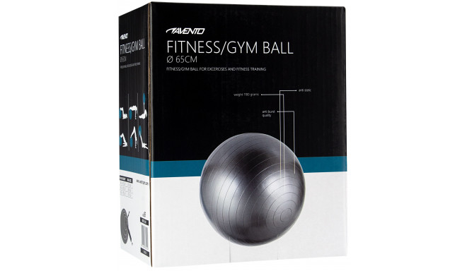 Gym Ball AVENTO 42OB 65cm Silver