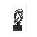CRYSTAL DIAMOND pendant for the phone / cord length 74cm (37cm in the loop) / on neck - black