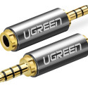 Ugreen audio adaptér jack 2,5 mm samec na jack 3,5 mm samice černý (20501)