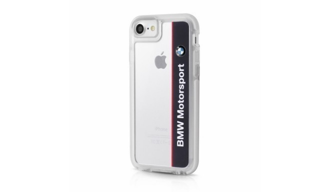 BMW kaitseümbris Shockproof iPhone 7, läbipaistev/sinine (BMHCP7SPVNA)