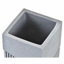 Toothbrush Holder DKD Home Decor Grey Resin 7,6 x 7,6 x 10 cm