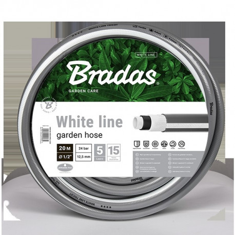 Kastmisvoolik WHITE LINE ½" 20m