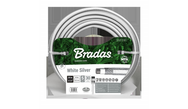 Laistymo žarna Bradas NTS White Silver, 3/4 "20 m