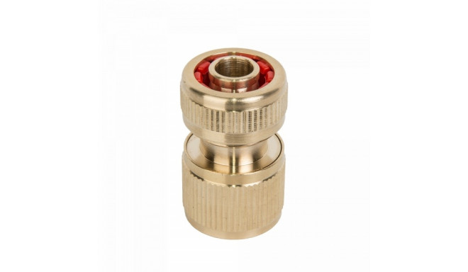 Quick connector without stop 1/2" - BRASS