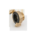 GEKA Hose quick connector, 1" male - BRASS