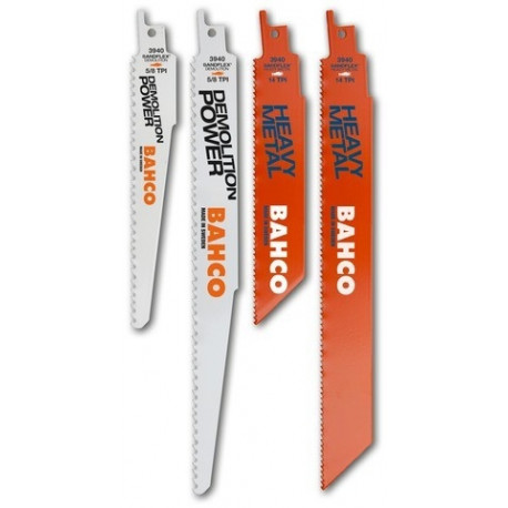 Reciprocating sawblades Sandflex bimetal set HDD 5 pcs for heavy metal and demolition