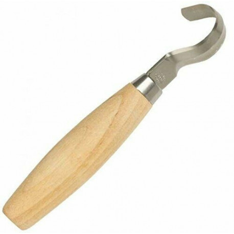 Wood carving knife Morakniv® 162, 15mm radius double edged blade, stainless steel