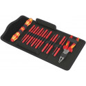 Wera Kraftform Kompakt VDE 17 interchangable blade screwdrivers set 17pcs + Knipex pliers