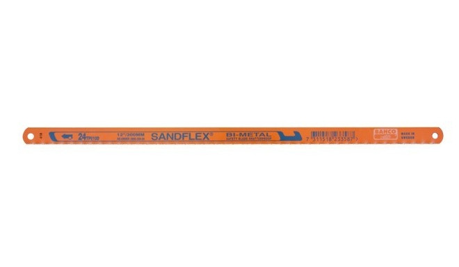 Hand hacksaw blades Sandflex 18TPI 300mm 2 pcs blister