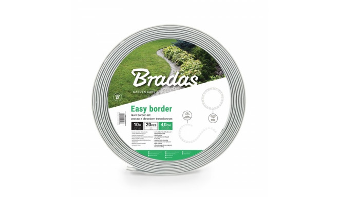 Lawn border set EASY BORDER 40mm, light gray