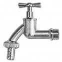 Faucet 3/4", 1" male outlet, adapter for 3/4" hose