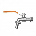 Ball faucet 3/4", 1" male outlet with 3/4" hose adapter