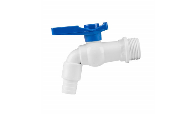 PVC tap, male input 3/4", hose output 1/2"