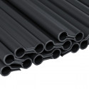 Kinnitused SOLID 1200g/m² 19cm aialindile, tumehall