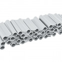 Clips for SOLID screen strips - light grey Clips for SOLID screen strips - light grey