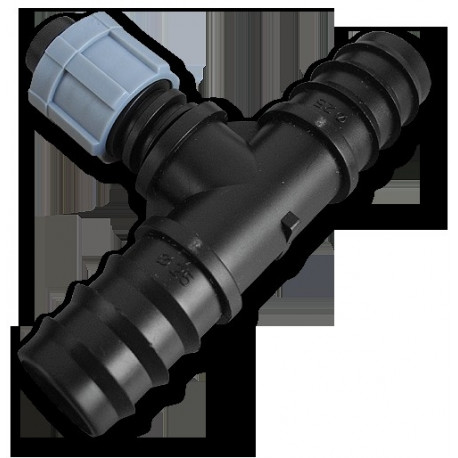 Kolmik 2 x 16mm ja lamevoolikule