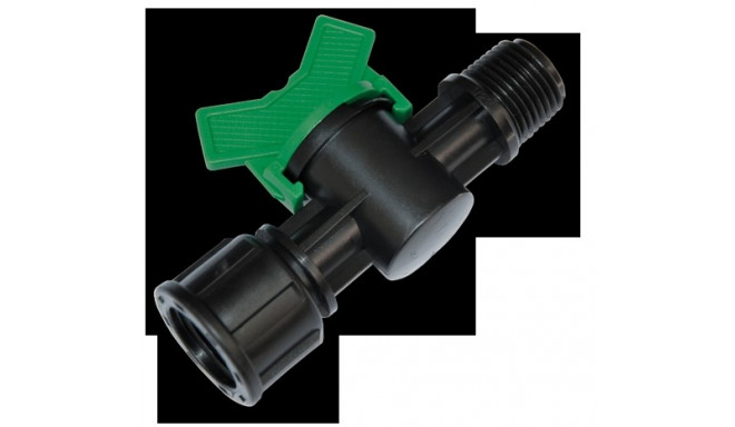 Миникран с наружной резьбой 1/2" и внутренней резьбой 3/4"