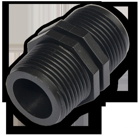 Coupler 2 x 1 1/4" male