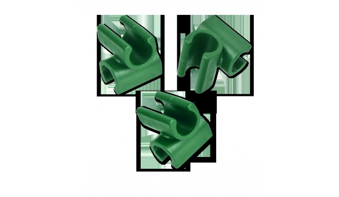 Angled connector for garden stakes 11mm - 10pcs