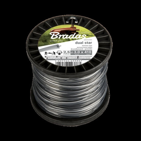 Trimmeri jõhv Ripper Dual, Star tugevdatud (poolil) 2,0mm 100m