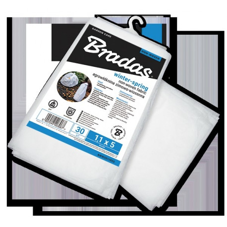 Non-woven 30g/m² winter-spring, white, 1,1 x 10m
