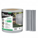 Šviesiai pilka tvoros juosta 19cm x 35m, 450g/m² Bradas
