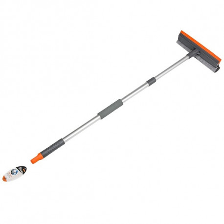 Aluminum glass washing crib 10" - telescopic handle 75-120cm