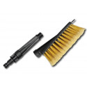 2-function washing brush with nozzle