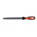 Flat tapered file 8" 200mm second cut with handle
