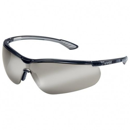 Safety glasses Uvex Uvex Sportstyle, dark lense, anti fog on the inside, Silvermirror coating, black