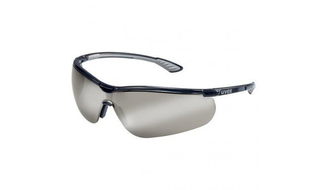 Apsauginiai akiniai Uvex Sportstyle, pilka linzė, nerasojantys iš vidaus, Silvermirror padengimas, j