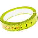 Adhesive steel measuring tape Bahco "L" L-3m. 13mm scale from right to left