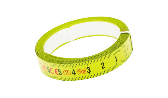 Adhesive steel measuring tape Bahco "L" L-3m. 13mm scale from right to left