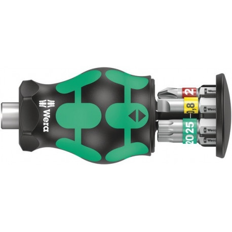 Wera Kraftform Kompakt mini kruvikeeraja, 6x PH, TORX, otsakud