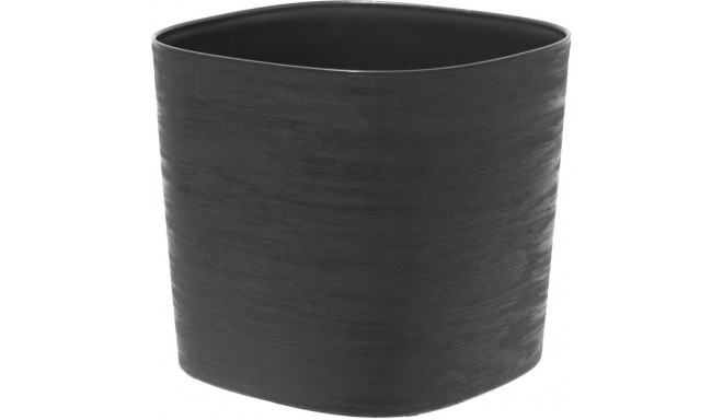 Plant Pot CAPRI 19cm x 19cm x h17cm, black