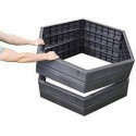 ERGO Raised bed Wood Module XL