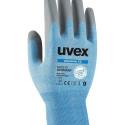 Safety gloves Uvex Phynomic C5, cut level C/5, Dyneema, polyamide, elastame with aqua polymer foam c
