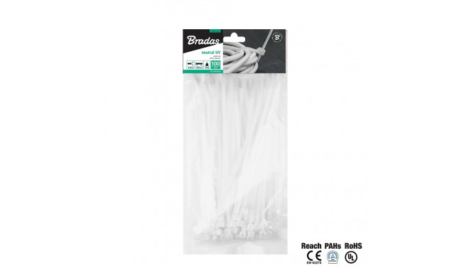 Juhtmeköidised 2,5 x 80mm, NEUTRAALNE 100tk