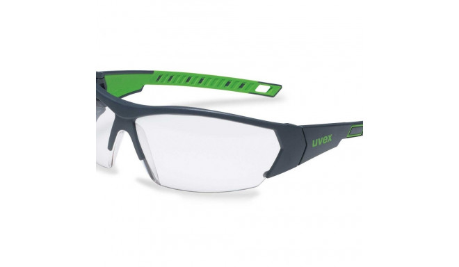 Safety glasses Uvex i-Works with clear lens, supravision excellence (non-scratch and non-fog) coatin