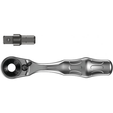 Wera 8001 A Zyklop mini 1/4" otsaku narrevõti + 1/4" padrunvõtmete adapteriga